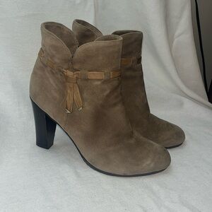 LOFT Shilla Suede Tie Bootie